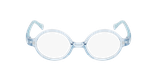 Lunettes de vue enfant MAGIC BABY bleu/bleu cristal - Vue de face