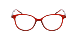 Lunettes de vue enfant TANIA rouge - Vue de face