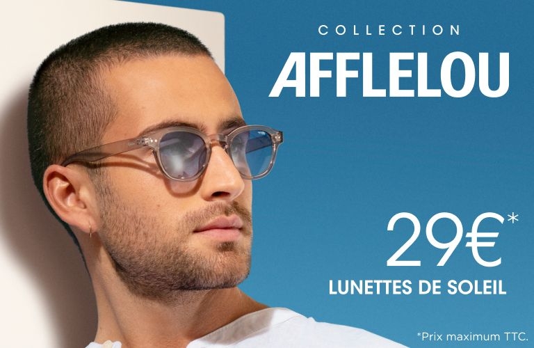 1 homme et une femme portant des lunettes de soleil Alain Afflelou