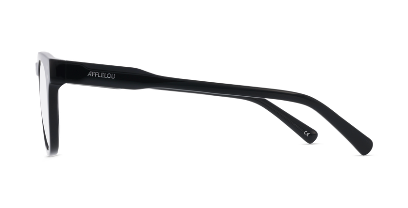 Lunettes de vue homme CARACTÈRES ELEGANT noir - Vue de face