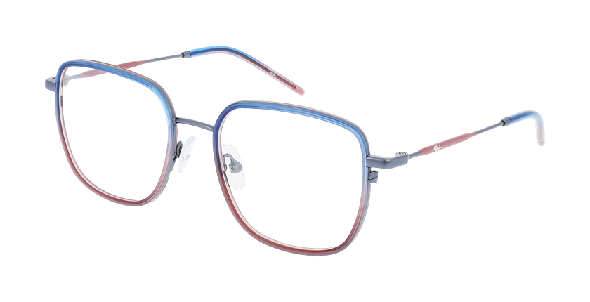 Lunettes de vue femme MAGIC 186 bleu/rose - Vue de face