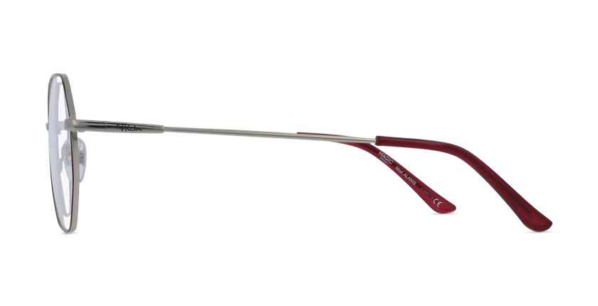 Lunettes de vue femme ALANIS bordeaux - Vue de face