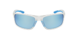 Lunettes de soleil homme IGOR POLARIZED blanc/bleu - Vue de face