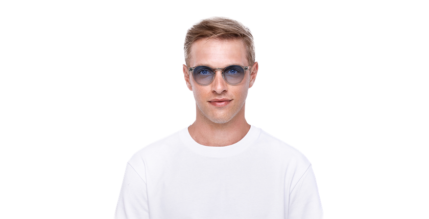 Lunettes de soleil DUNE blanc - Vue de face