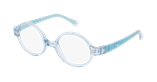 Lunettes de vue enfant MAGIC BABY bleu/bleu cristal - Vue de face