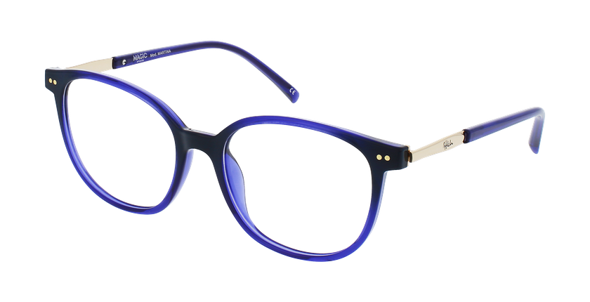 Lunettes de vue femme MARTINA violet - Vue de face