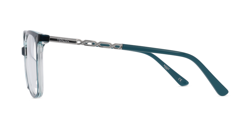 Lunettes de vue femme MAGIC256 vert - Vue de face