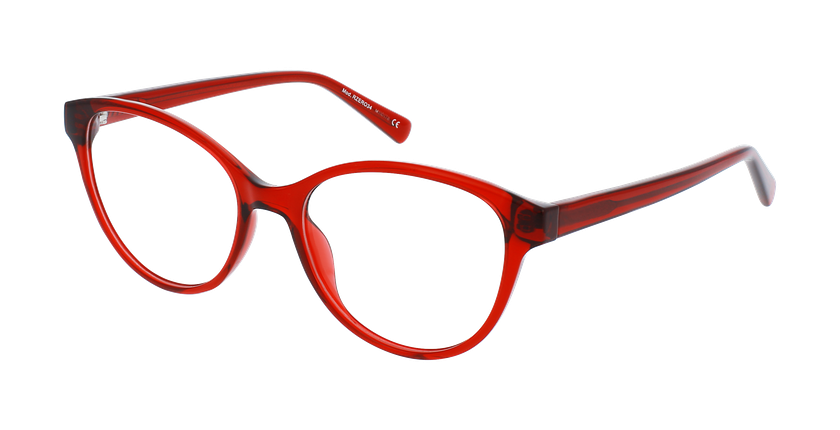 Lunettes de vue femme RZERO 34 rouge - Vue de face