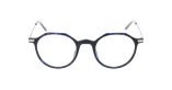 Lunettes de vue femme MAGIC247 noir/bleu - Vue de face