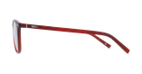 Lunettes de vue FORTY solaire Bordeaux +3.00 rouge/rouge - Vue de côté