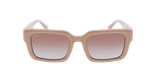 Lunettes de soleil femme AMEBA marron - Vue de face