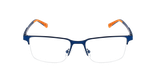 Lunettes de vue homme BENOIT bleu - Vue de face