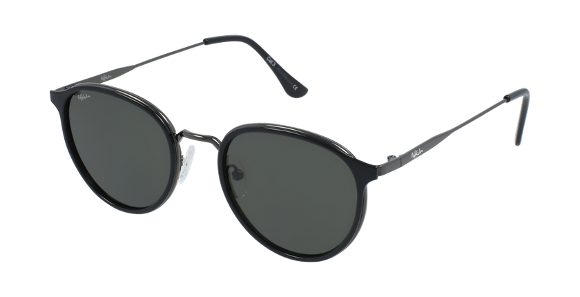 Lunettes de soleil homme AVILES noir/gris - vue de 3/4