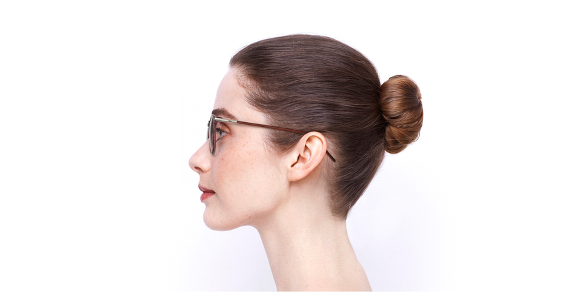 Lunettes de vue femme MAGIC 86 rose - Vue de côté