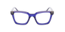 Lunettes de vue femme CARACTERES FIL D'OR MYSTERIEUSE bleu