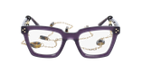 Lunettes de vue femme CARACTÈRES MYSTERIEUSE violet - Vue de face