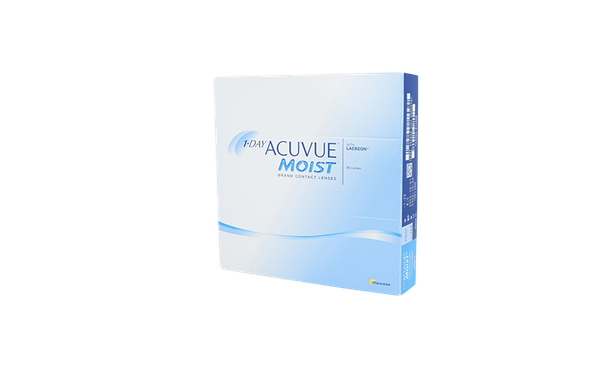 Lentilles de contact 1 Day Acuvue Moist 30L - Vue de face