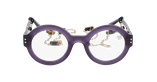 Lunettes de vue femme CARACTÈRES PERSPICACE violet - Vue de face