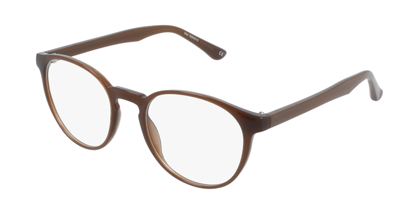 Lunettes de vue homme RZERO12 marron - vue de 3/4