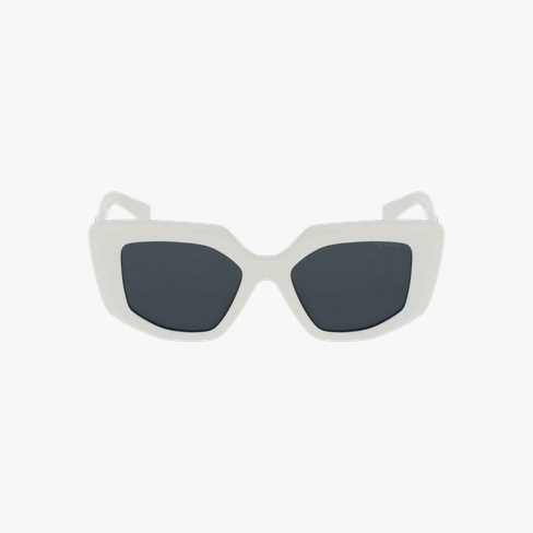 Lunettes de soleil femme PR 14ZS blanc Vue de face