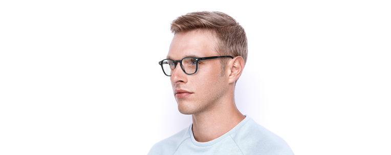 Lunettes de vue homme MAGIC 163 bleu - Vue de face