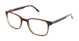 Lunettes de vue homme MAGIC210 marron - Vue de face