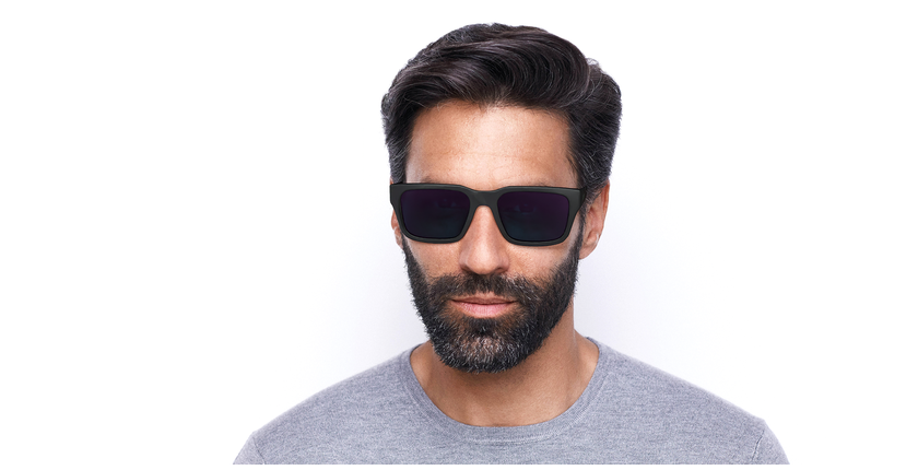 Lunettes de soleil homme L6004S noir - Vue de face