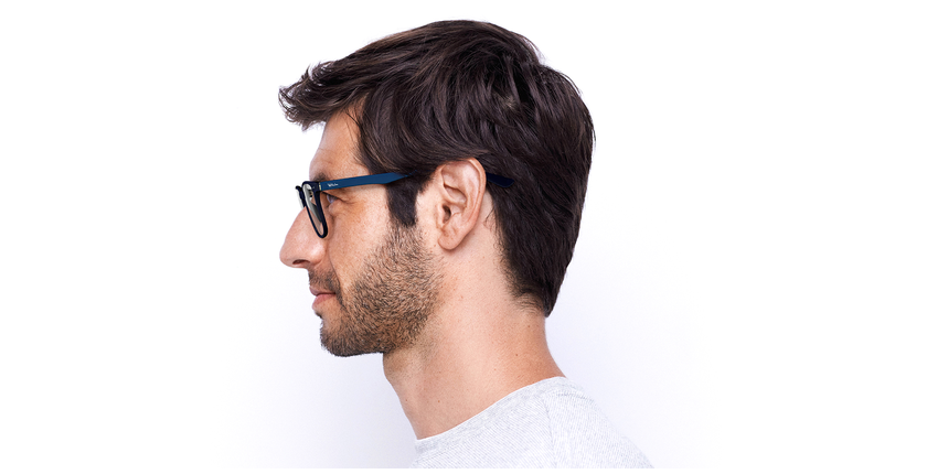 Lunettes de vue homme ARTURO bleu - Vue de face