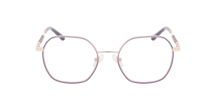 Lunettes de vue femme MAGIC254 violet/rose - Vue de face