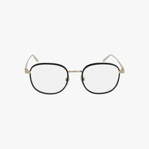 Lunettes de vue femme MARC 478 noir/dorée Vue de face