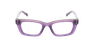 Lunettes de vue femme CARACTERES FIL D'OR CREATIVE violet