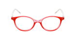 Lunettes de vue enfant ISALINE rose - Vue de face