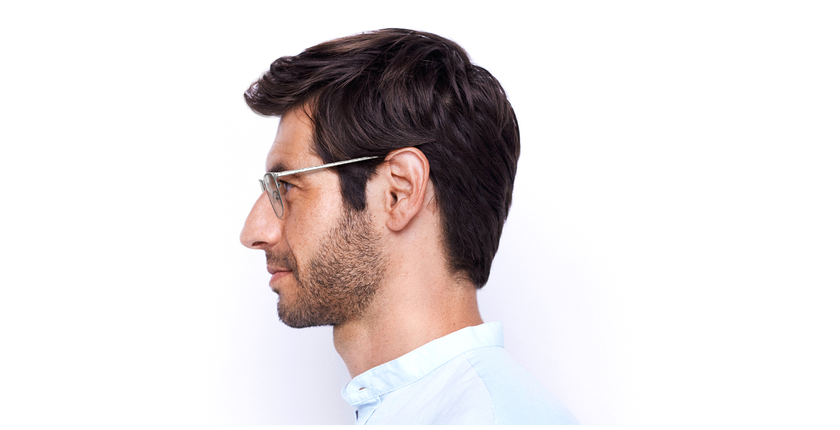 Lunettes de vue homme MAGIC 157 gris/argenté - Vue de face