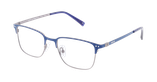 Lunettes de vue homme NATHEO bleu - Vue de face