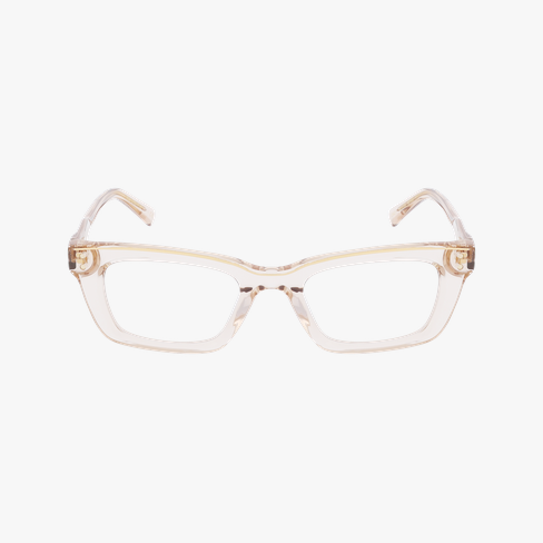 Lunettes de vue femme CARACTERES FIL D'OR CREATIVE marron