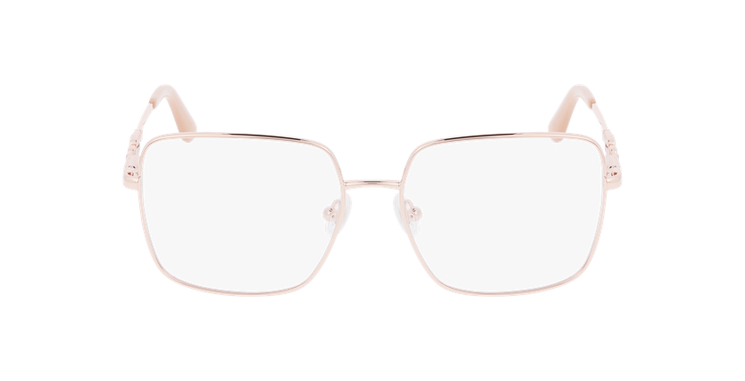 Lunettes de vue femme GU2953 dorée/rose - Vue de face