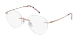 Lunettes de vue homme MAGIC 139 rose - Vue de face