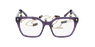 Lunettes de vue femme CARACTÈRES EFFRONTEE violet