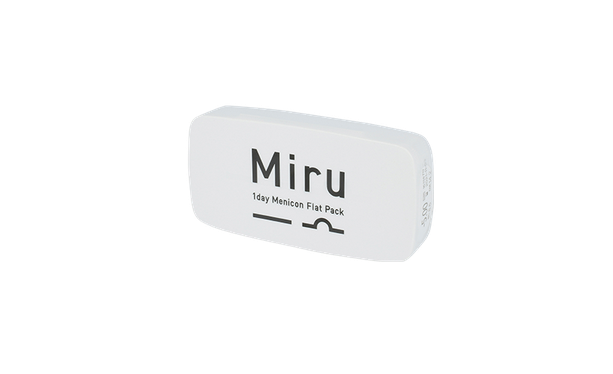 Lentilles de contact Miru 1day Menicon Flat pack - 30 - Vue de face