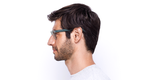 Lunettes de vue homme OR5027 gris - Vue de côté