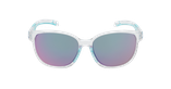 Lunettes de soleil femme Windy cristal/turquoise - Vue de face