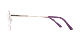 Lunettes de vue femme MAGIC MARINE violet/dorée - Vue de face