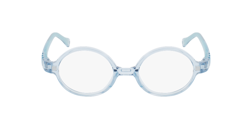 Lunettes de vue enfant MAGIC BABY bleu/bleu cristal - Vue de face