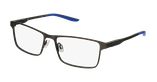 Lunettes de vue homme 8047 gris/bleu - vue de 3/4