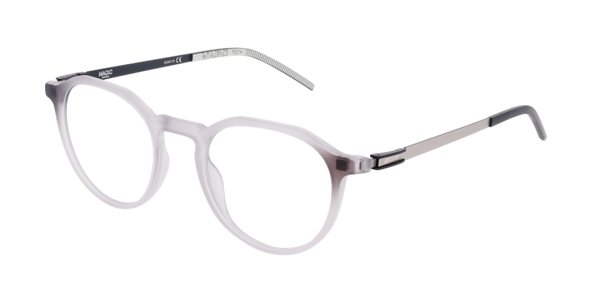 Lunettes de vue homme MAGIC271 cristal/noir - Vue de face