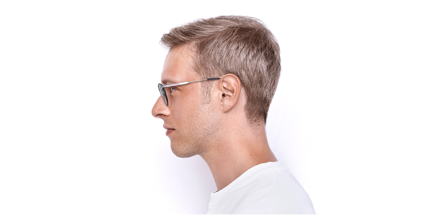 Lunettes de vue homme L2284E bleu - Vue de face