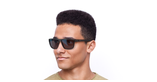 Lunettes de soleil homme DENALI POLARIZED bleu - Vue de face