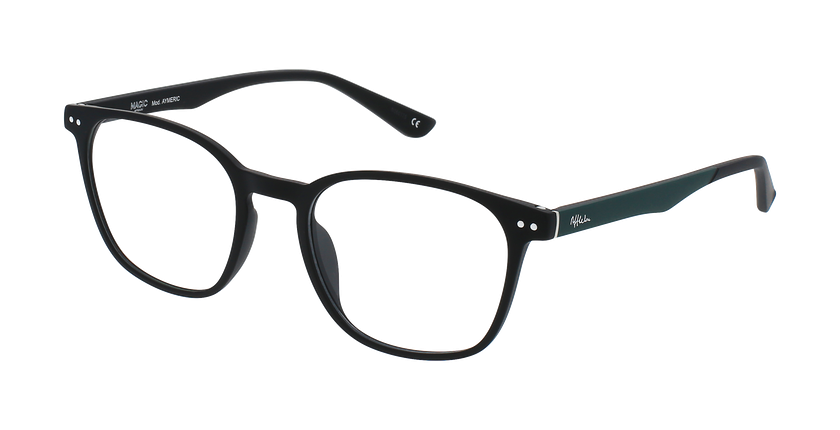 Lunettes de vue homme AYMERIC noir - Vue de face