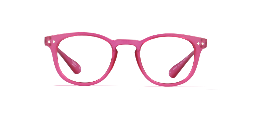 Lunettes de vue BLUE BLOCK MIXTE rose - Vue de face