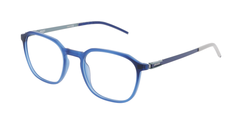 Lunettes de vue homme MAGIC272 bleu - Vue de face